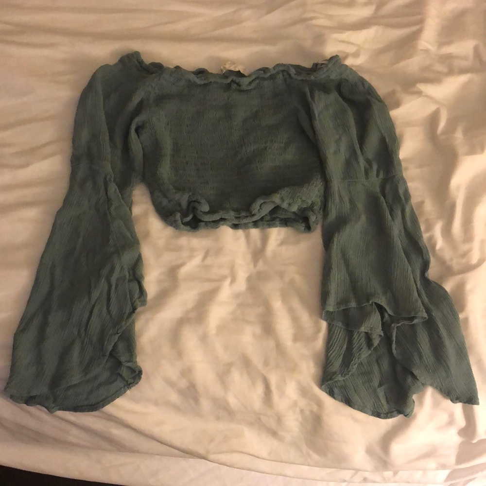 Forever 21 crop top off the shoulder